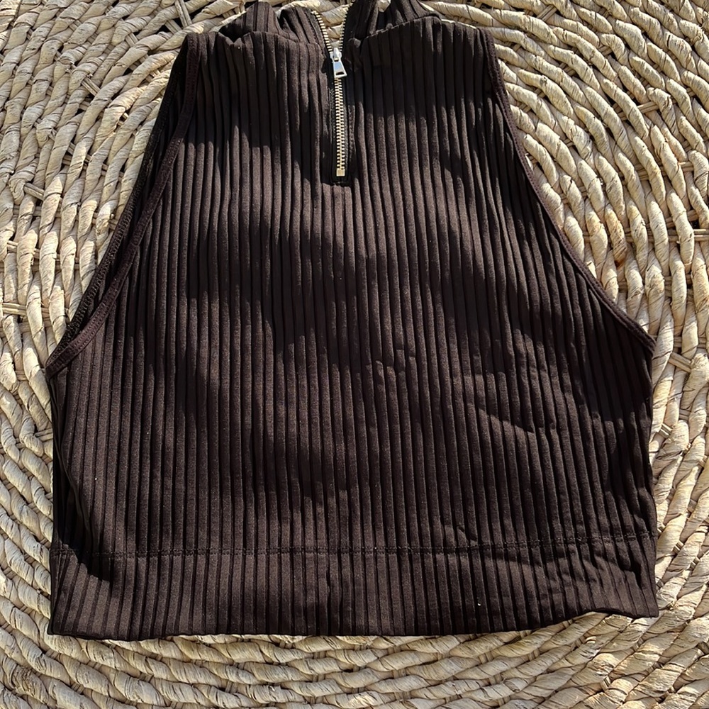 Bebe ribbed crop top - Picture 7 of 8